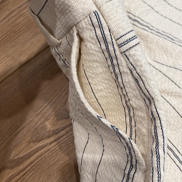 SeeBy Chloe white black 100%Cotton wide leg pants Size 42 (US 12) - Picture 6 of 7